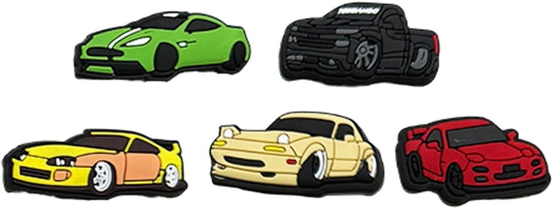 BOWNDY PVC Sports Cars Shoe Charms - Bulk Pack of Cute Random Charms - Image 3